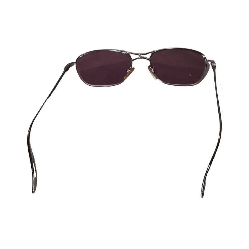 Gucci Men's Black Frame Sunglasses with Purple Lenses